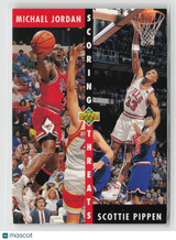 Michael Jordan / Scottie Pippen 1992-93 Upper Deck #62