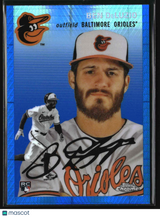 Ben DeLuzio 2023 Topps Chrome Platinum Anniversary Blue Prism Refractors #180