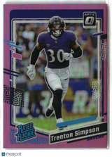 Trenton Simpson 2023 Donruss Optic Pink #209