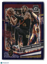 Donovan Mitchell 2023-24 Donruss Optic Purple Shock #26