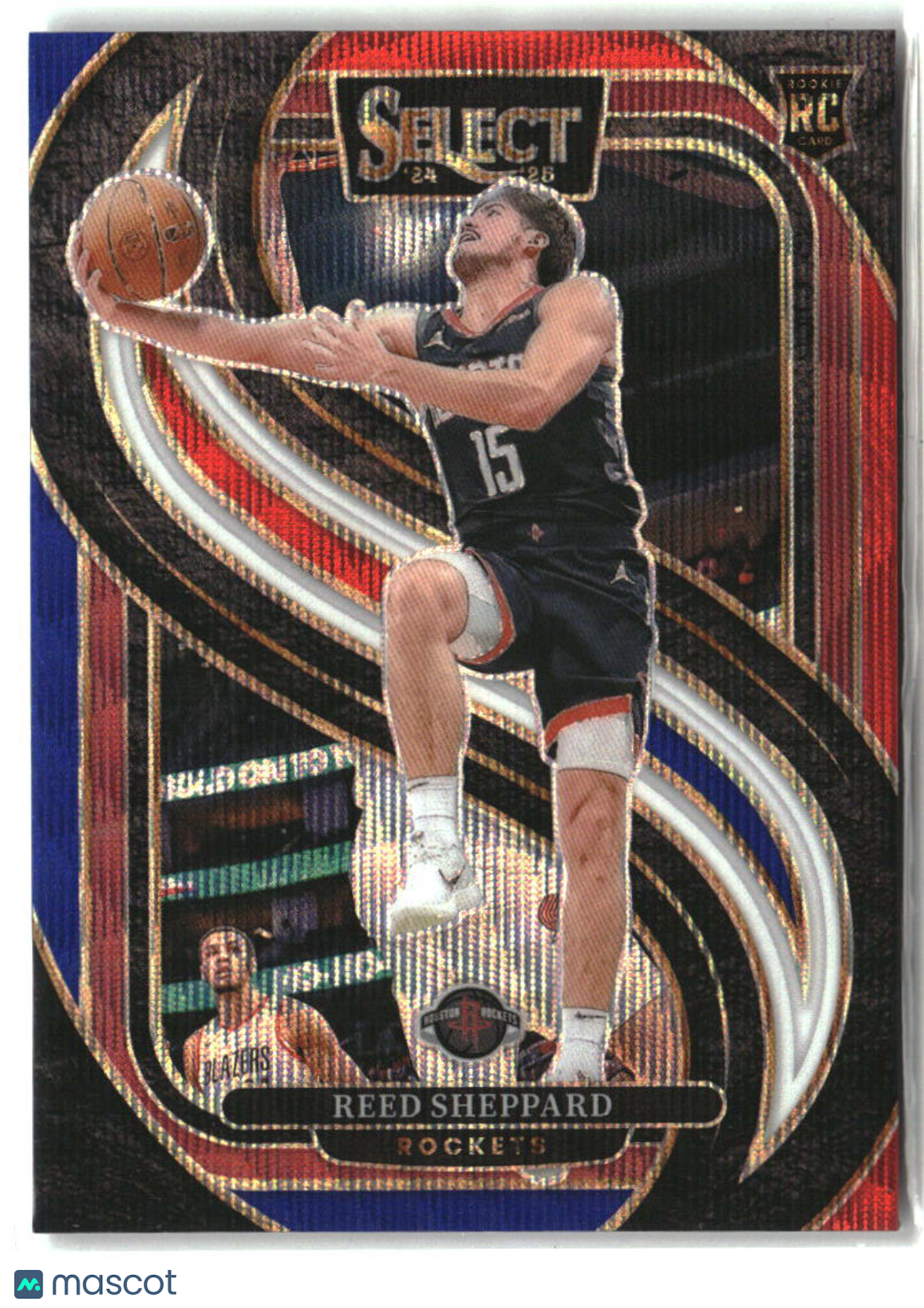 Reed Sheppard 2024-25 Panini Select Tri-Color Prizm #181