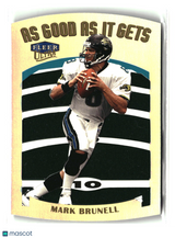 Mark Brunell 1999 Ultra As Good As It Gets #6 AG