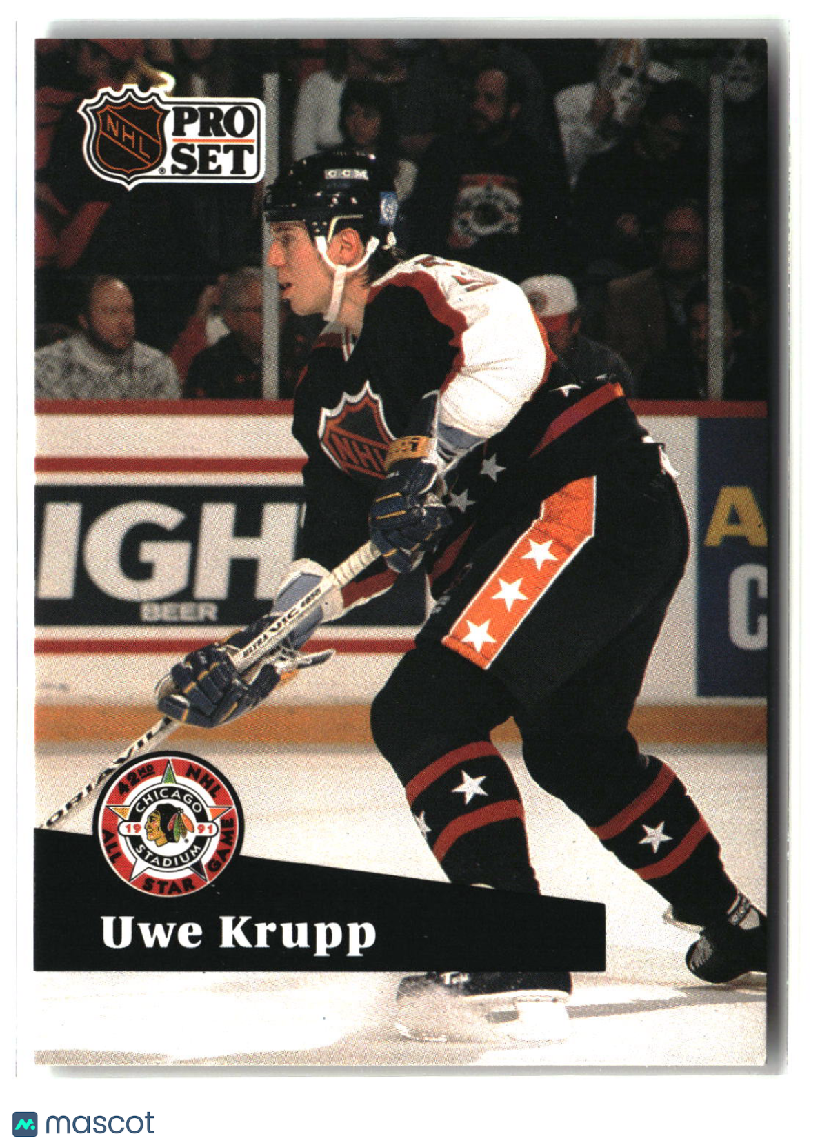 Uwe Krupp 1991-92 Pro Set French #301