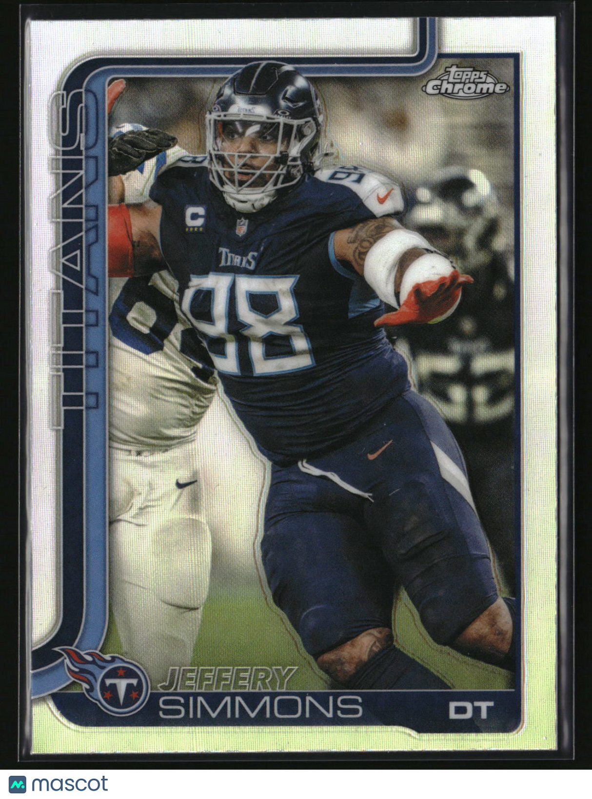Jeffery Simmons 2025 Topps Chrome - Topps Refractor #289