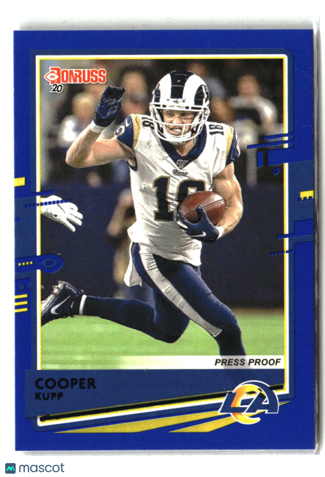 Cooper Kupp 2020 Donruss Press Proof Blue White jersey #145b