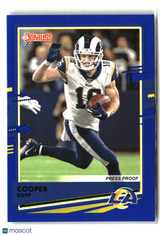 Cooper Kupp 2020 Donruss Press Proof Blue White jersey #145b
