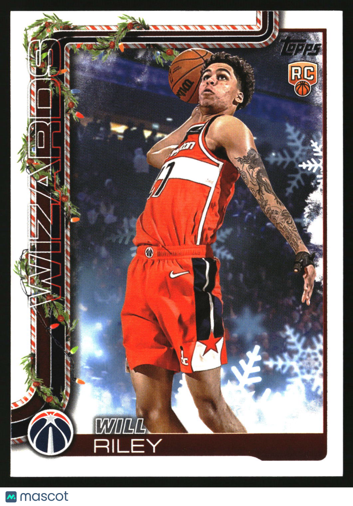 Will Riley 2025-26 Topps Holiday #H181