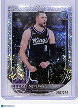 Zach LAVine 2025-26 Bowman Chrome Speckle Refractor #BCV-128 #/299