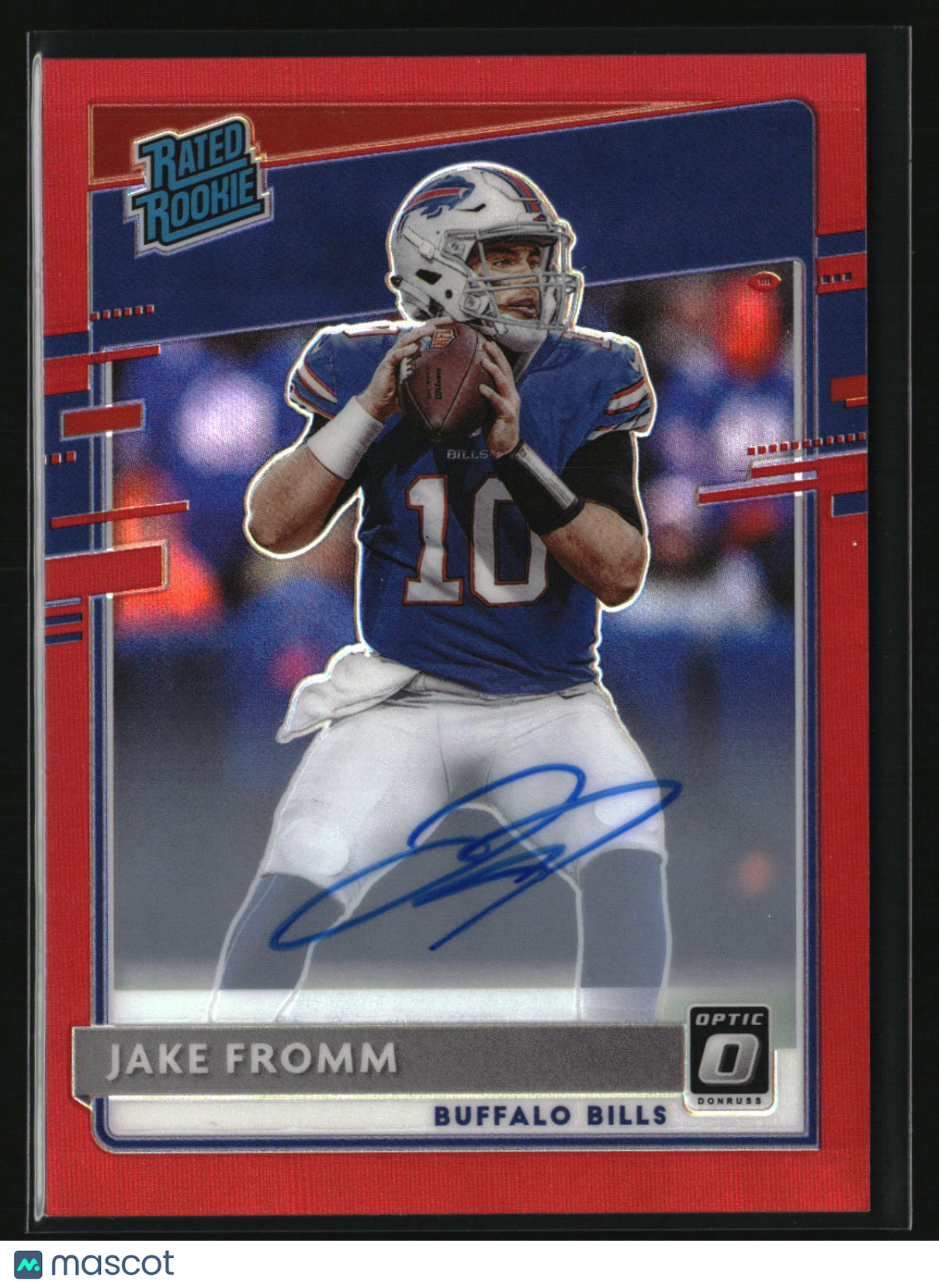 Jake Fromm 2020 Donruss Optic Rated Rookies Autographs Red #155 #/50