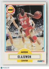 Akeem Olajuwon 1990-91 Fleer #73