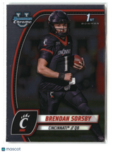 Brendan Sorsby 2024 Bowman University Chrome #26