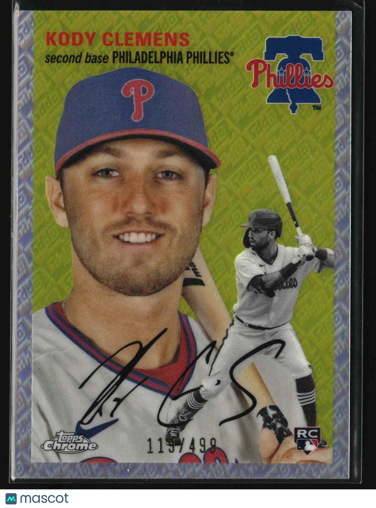 Kody Clemens 2023 Topps Chrome Platinum Anniversary Topps Refractors #41 #/499