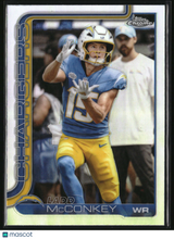 Ladd McConkey 2025 Topps Chrome Refractor #156