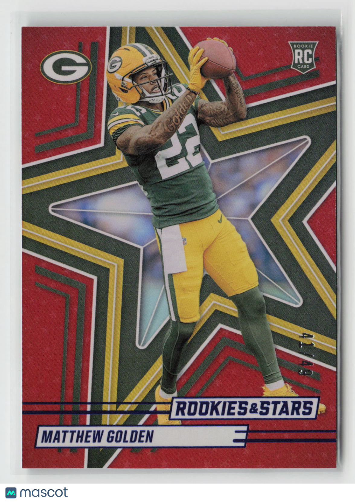 Matthew Golden 2025 Panini Rookies & Stars Red and Blue #158