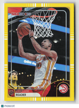 Zaccharie Risacher 2025-26 Hoops Rainbow Yellow #105