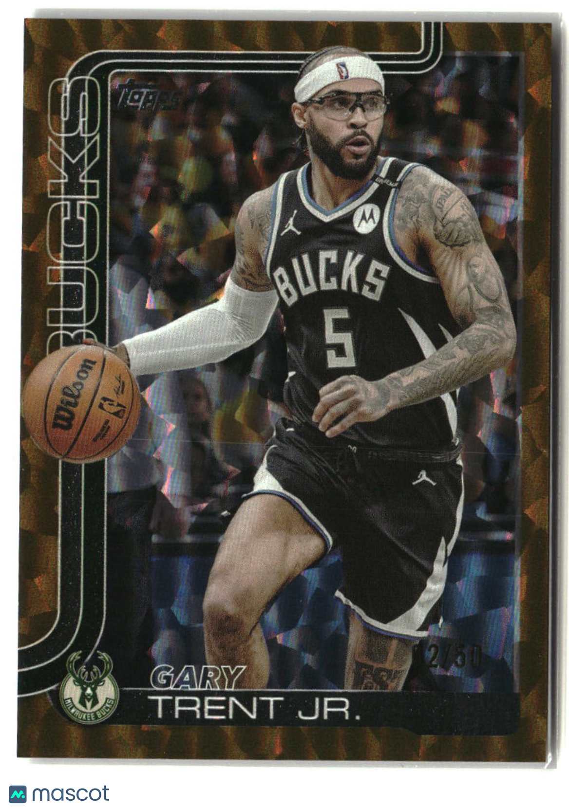 Gary Trent Jr. 2025-26 Topps Crackleboard Gold #59 #/50