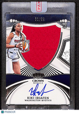 Kiki Iriafen 2025 WNBA Rookie Silhouettes /99 Mystery Redemption #RS-KI