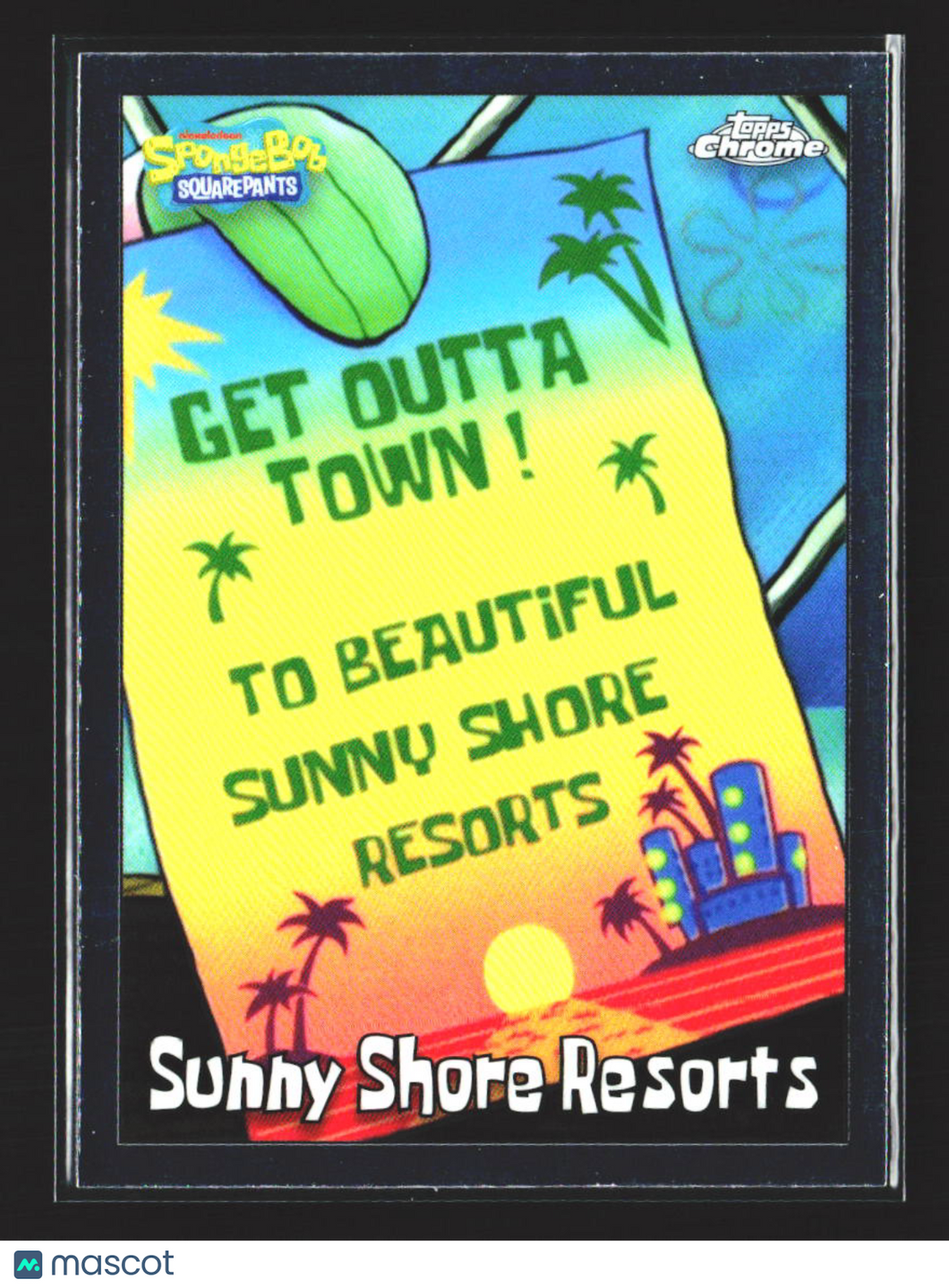 Sunny Shore Resorts 2025 Topps Chrome SpongeBob #150