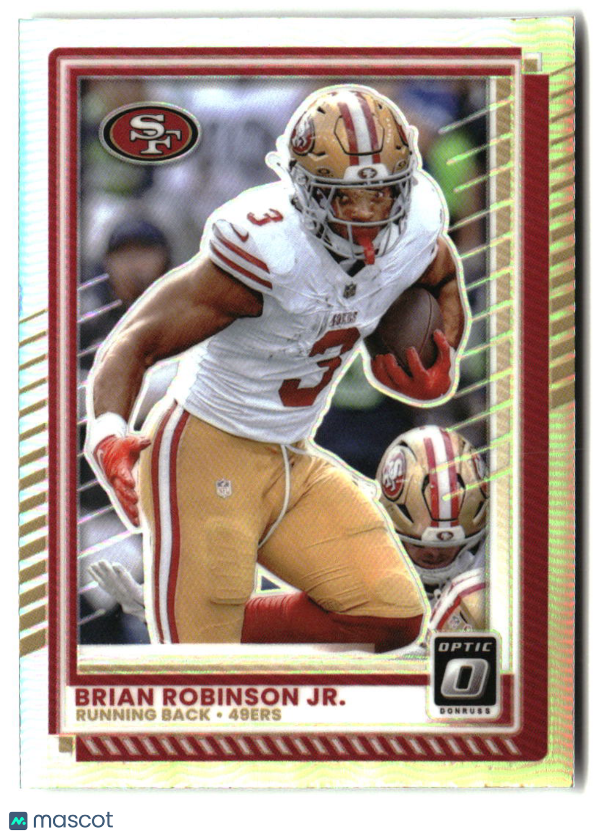 Brian Robinson Jr. 2025 Donruss Optic Holo #25