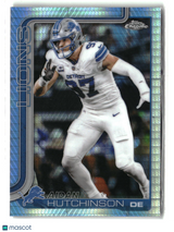 Aidan Hutchinson 2025 Topps Chrome Prism Refractor #104