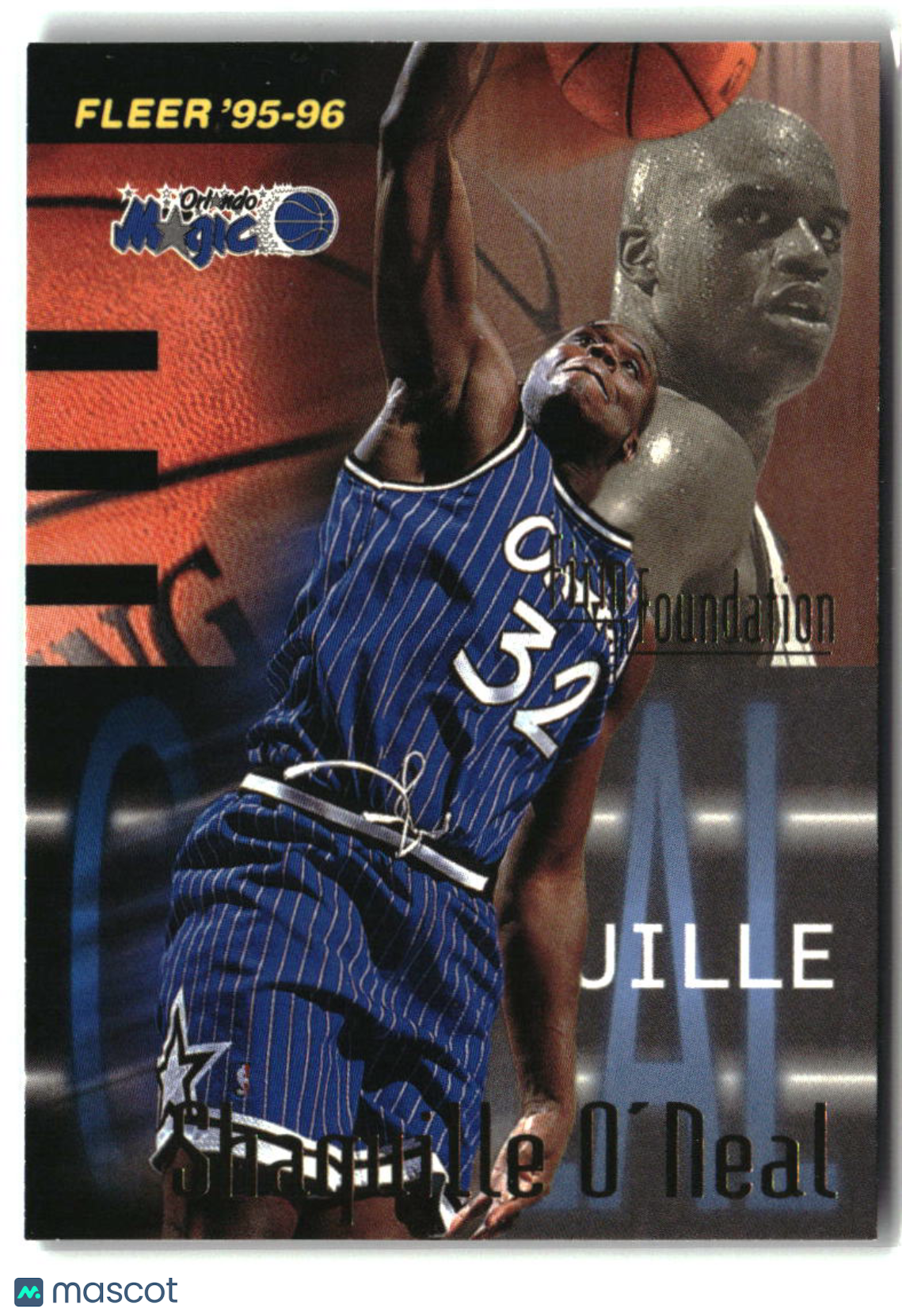 Shaquille O'Neal 1995-96 Fleer #338