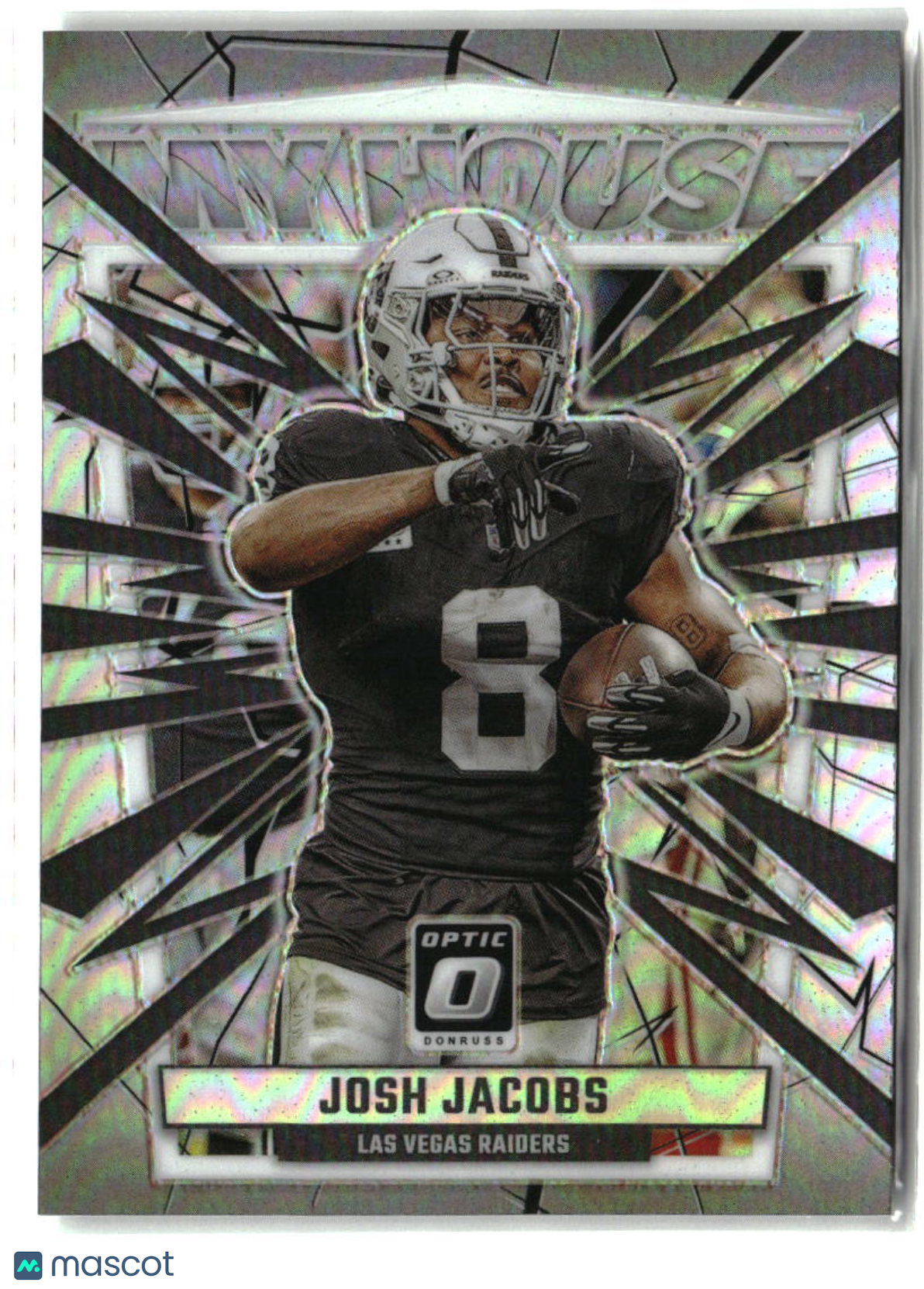 Josh Jacobs 2023 Clearly Donruss My House #8