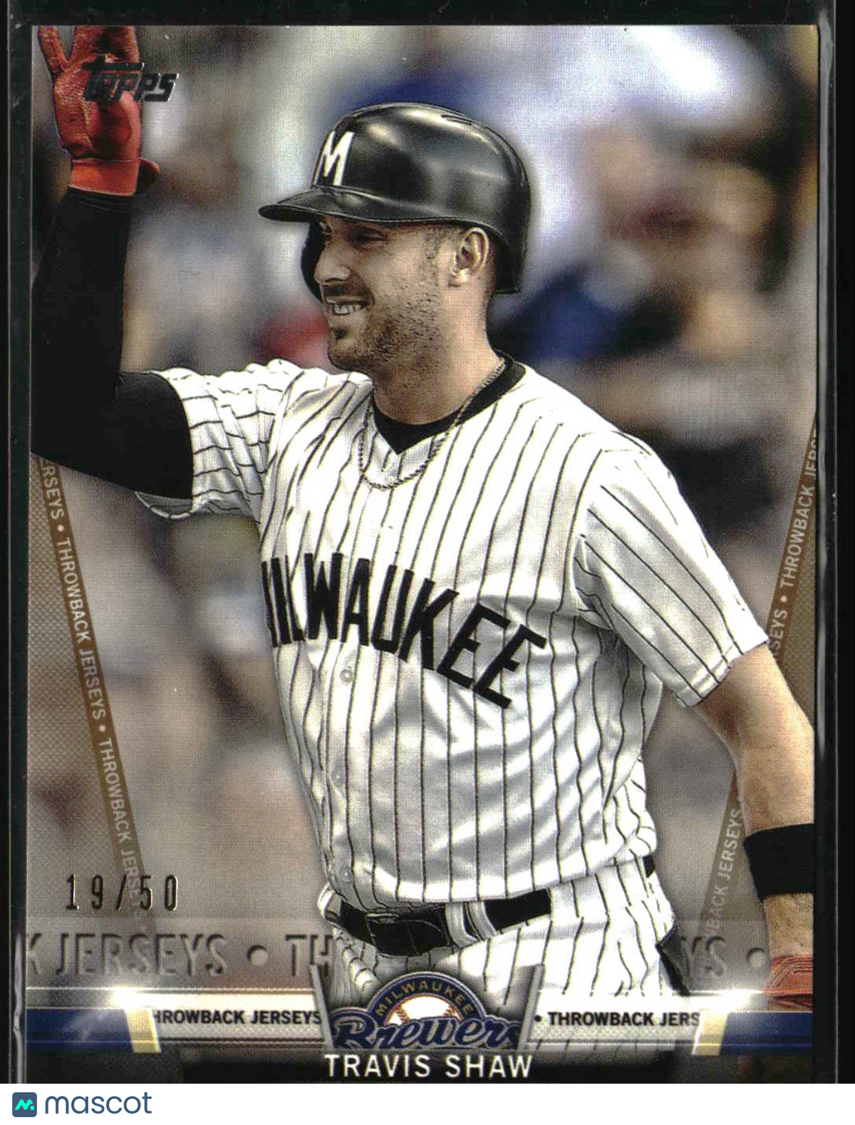 Travis Shaw 2018 Topps Topps Salute Gold (Series Two) #S-18 #/50