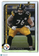 Troy Fautanu 2025 Topps Chrome Topps Refractor #256