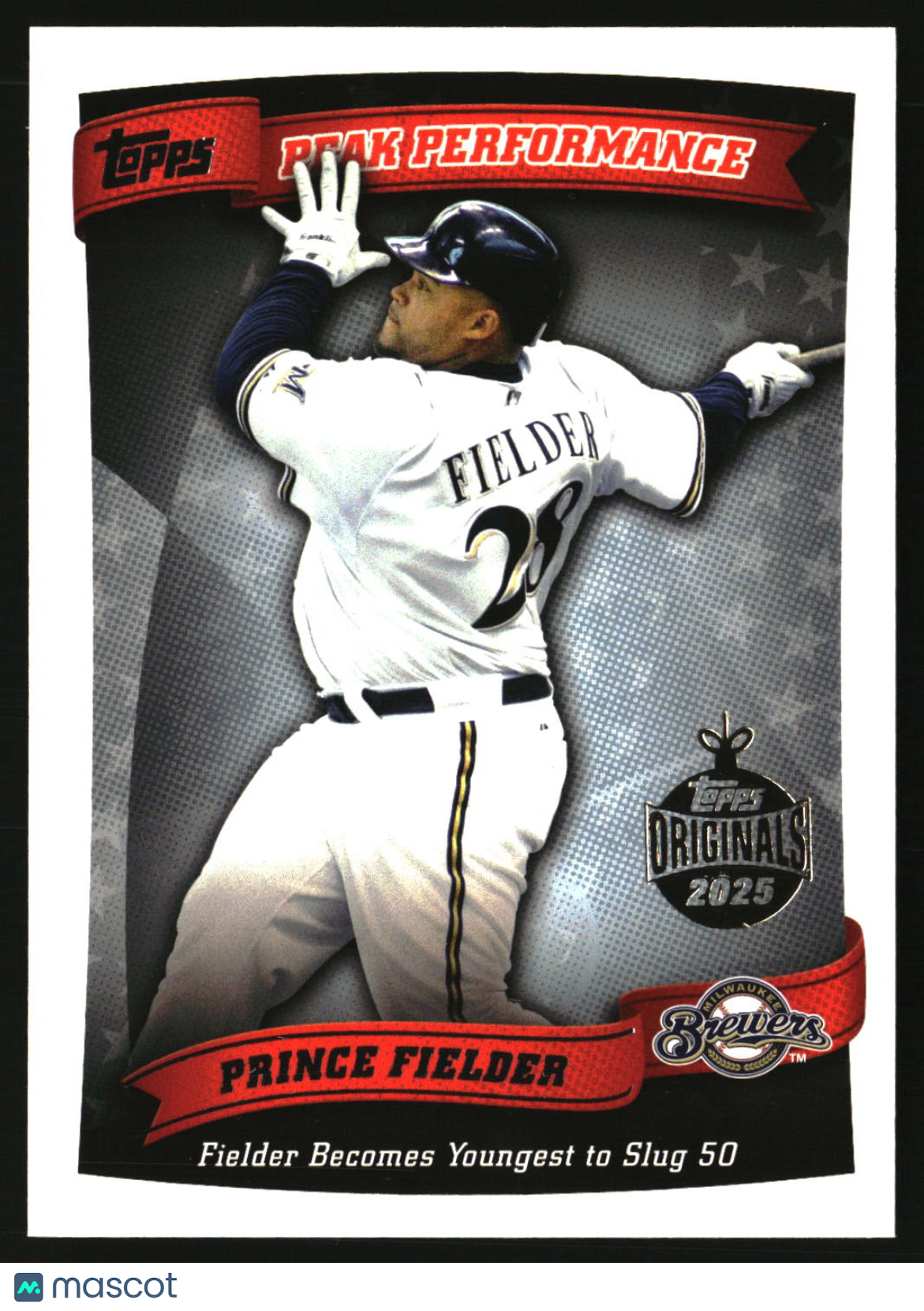 Prince Fielder 2025 Topps Holiday Topps Originals 2025 Foil Buybacks #PP-30
