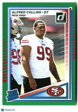 Alfred Collins 2025 Donruss Press Proofs Green #355