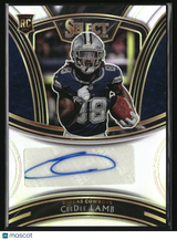 CeeDee Lamb 2020 Panini Select Select Signatures #SS-CDL