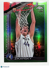 Rocco Zikarsky 2025-26 Topps Chrome Green Refractor #296 #/99