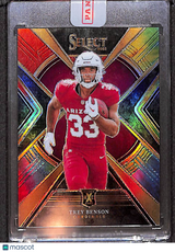 Trey Benson 2023 Panini Select Tie-Dye Prizms #508 #/25