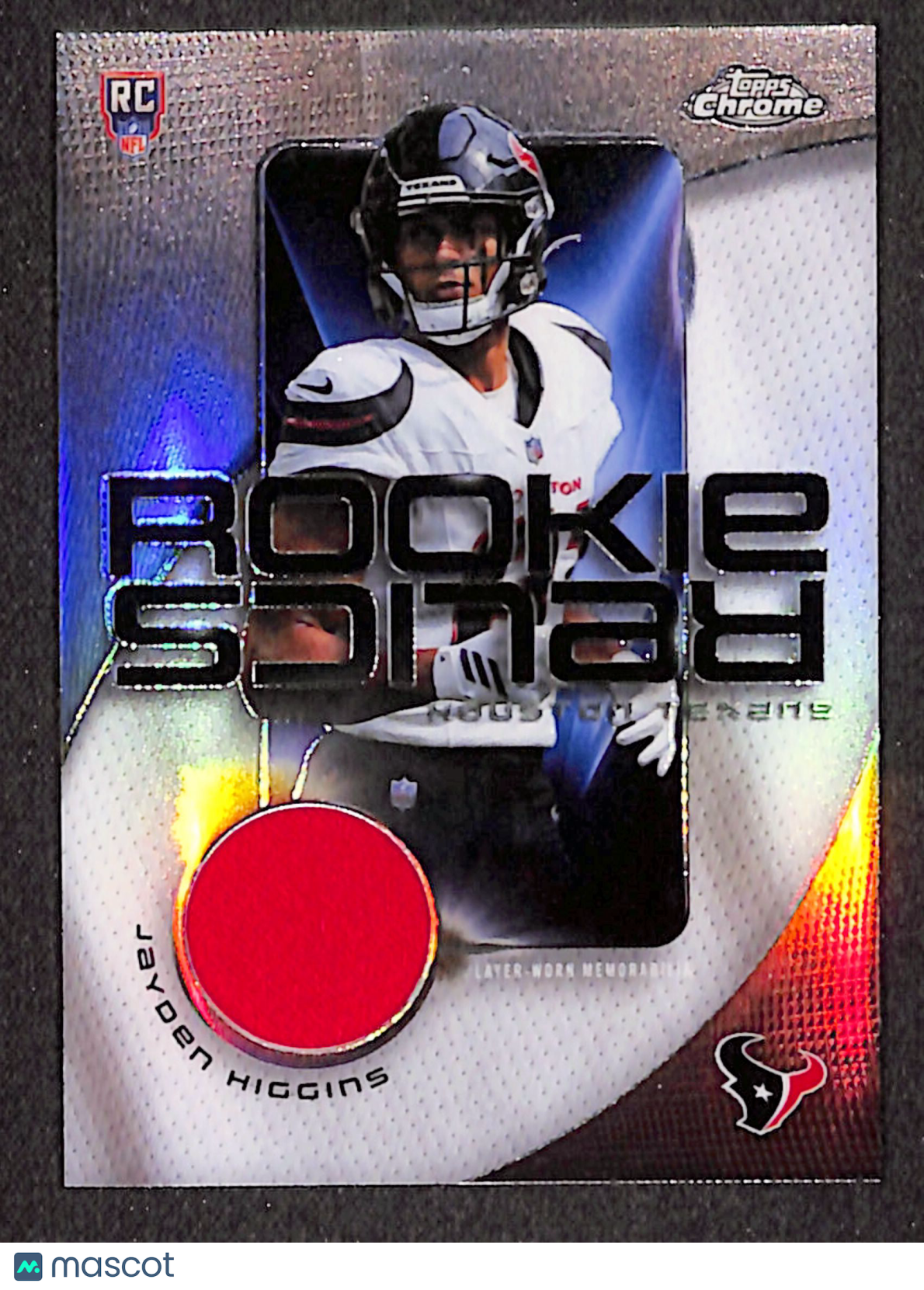 Jayden Higgins 2025 Topps Chrome Football Rookie Relics #RR-JH