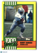 Barry Sanders 1990 Topps 1000 Yard Club #3