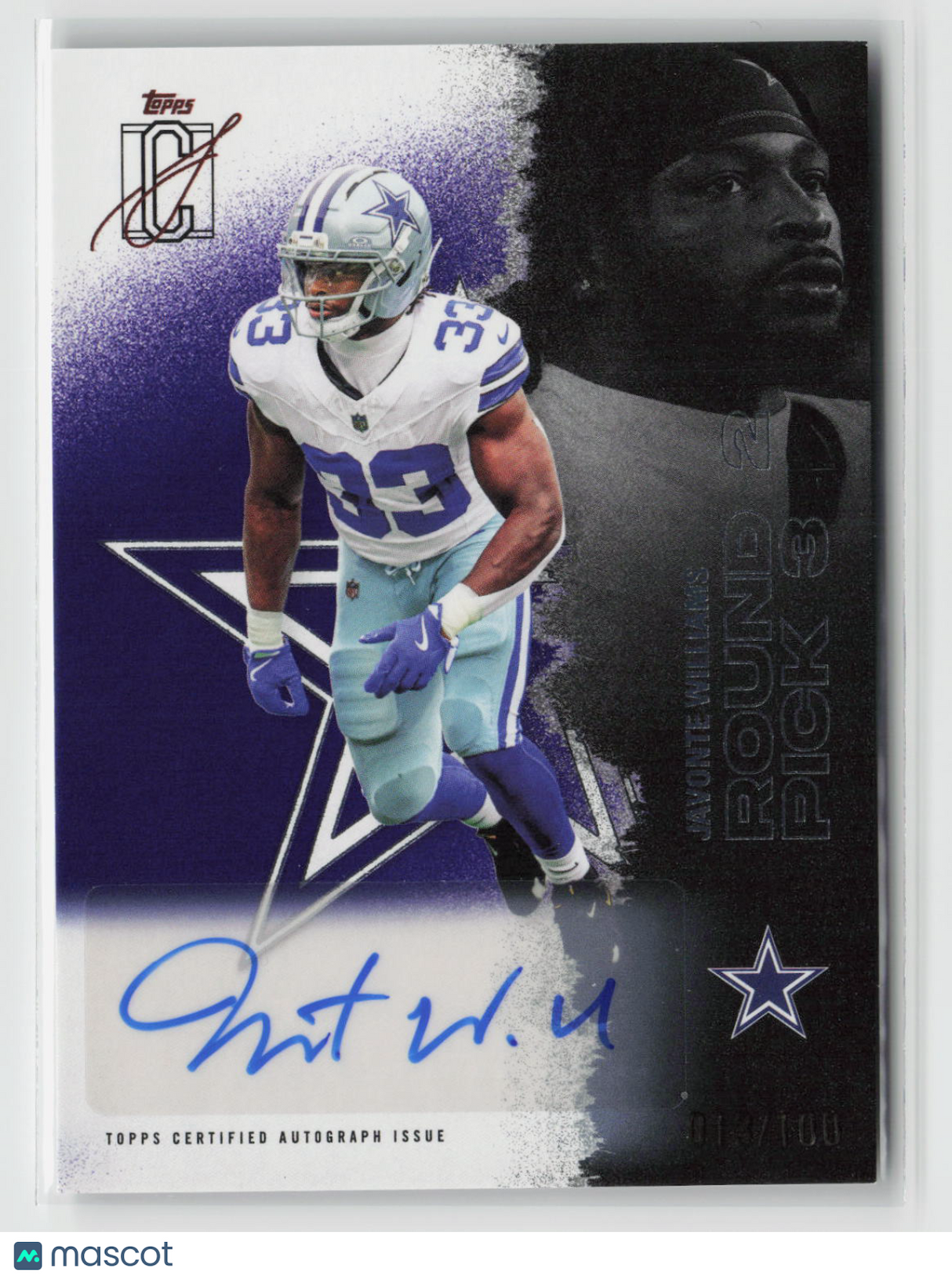 Javonte Williams 2025 Topps Signature Class Autographs #60