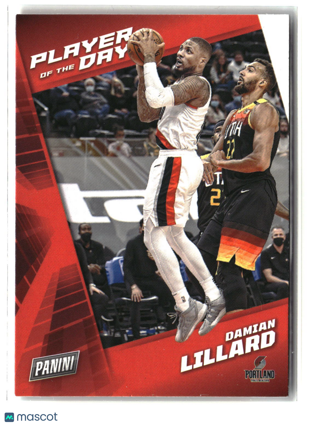 Damian Lillard 2021-22 Panini NBA Player of the Day #42
