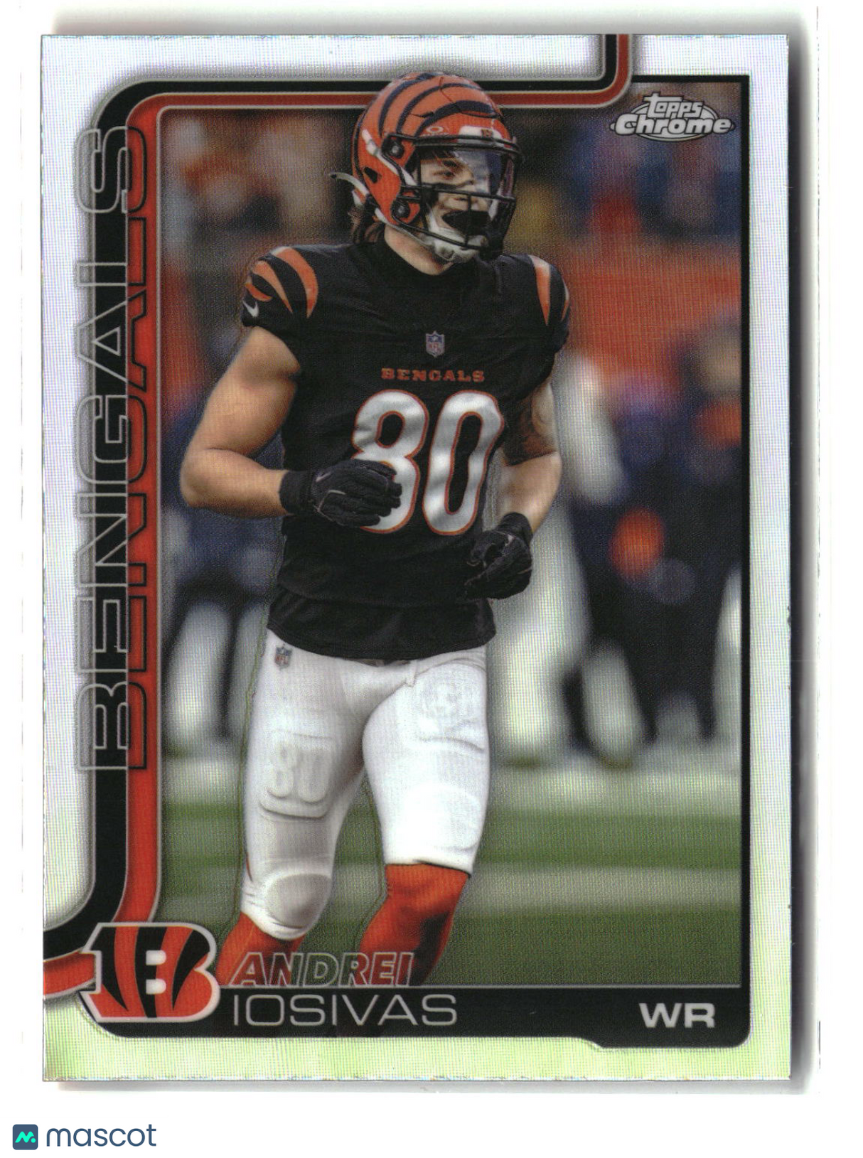 Andrei Iosivas 2025 Topps Chrome Refractor #60