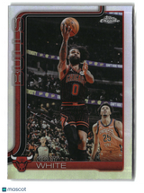 Coby White 2025-26 Topps Chrome Update Refractor #93