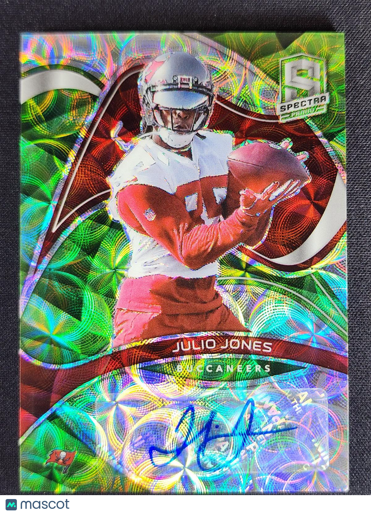 Julio Jones 2022 Panini Spectra Signatures Neon Green #SIG-JJO