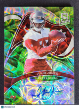 Julio Jones 2022 Panini Spectra Signatures Neon Green #SIG-JJO