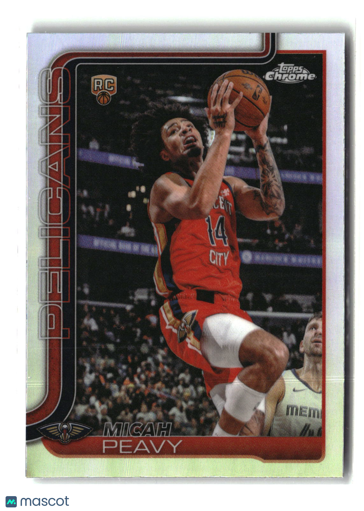 Micah Peavy 2025-26 Topps Chrome Update Refractor #191