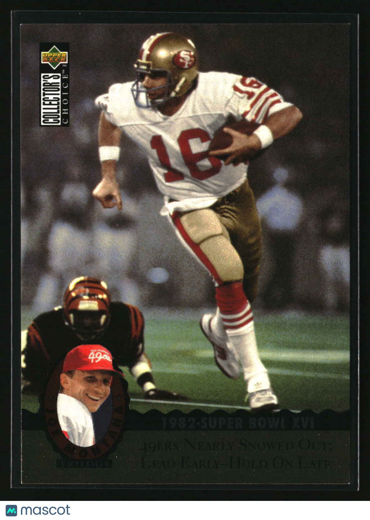 Joe Montana 1995 Collector's Choice Joe Montana Trilogy #MT5