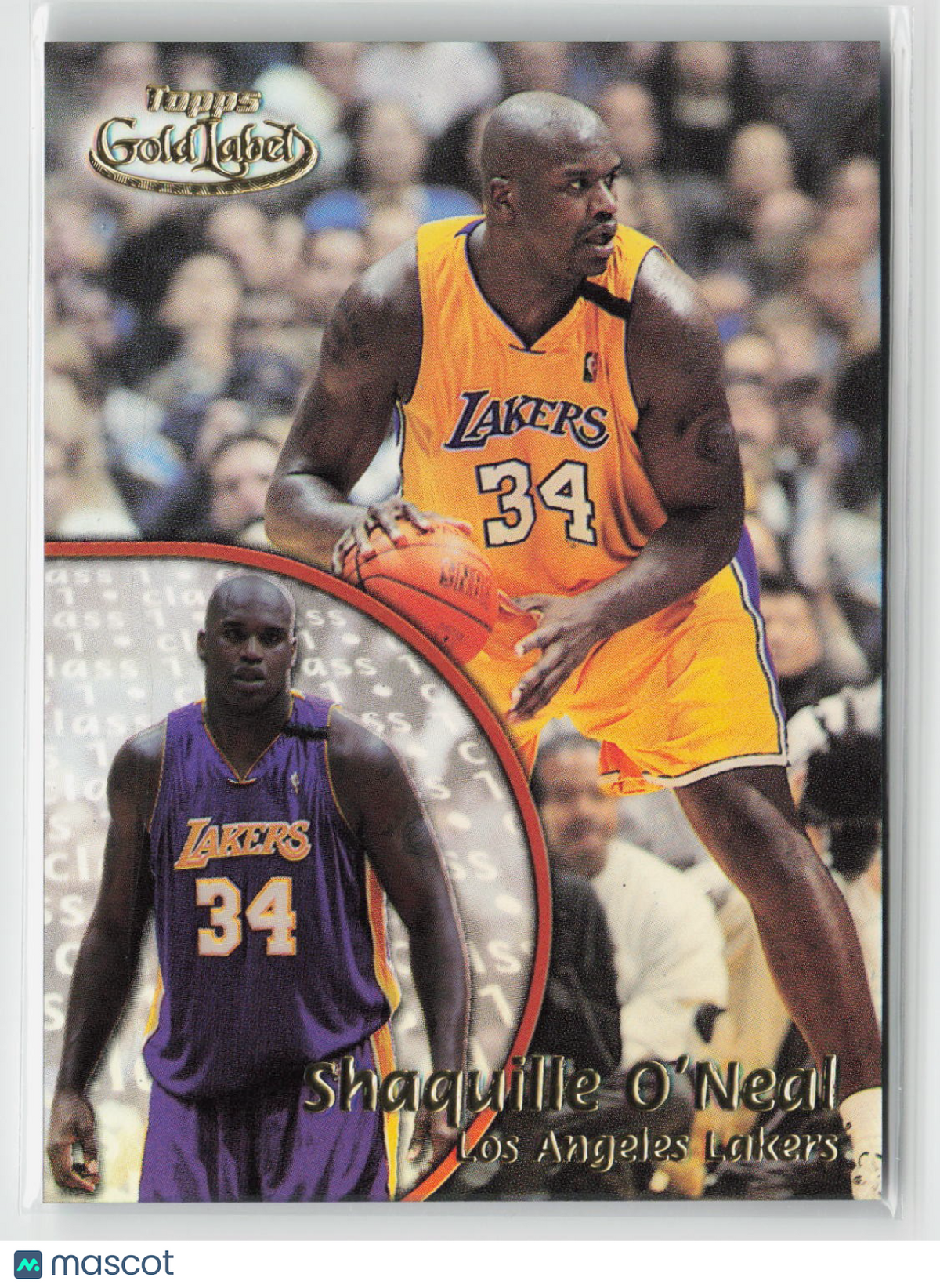 Shaquille O'Neal 2000-01 Topps Gold Label #34