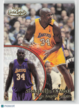Shaquille O'Neal 2000-01 Topps Gold Label #34