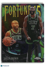 Jaylen Brown 2025-26 Topps Chrome Update Fortune 15 #F15-2