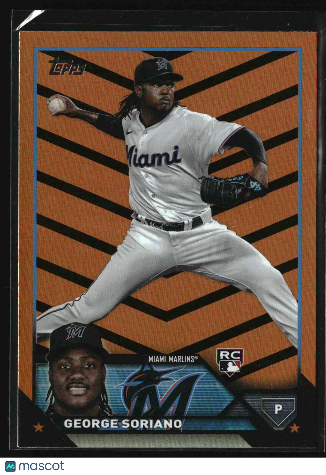 George Soriano 2023 Topps Update Orange and Black Foil #US320