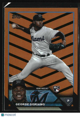 George Soriano 2023 Topps Update Orange and Black Foil #US320