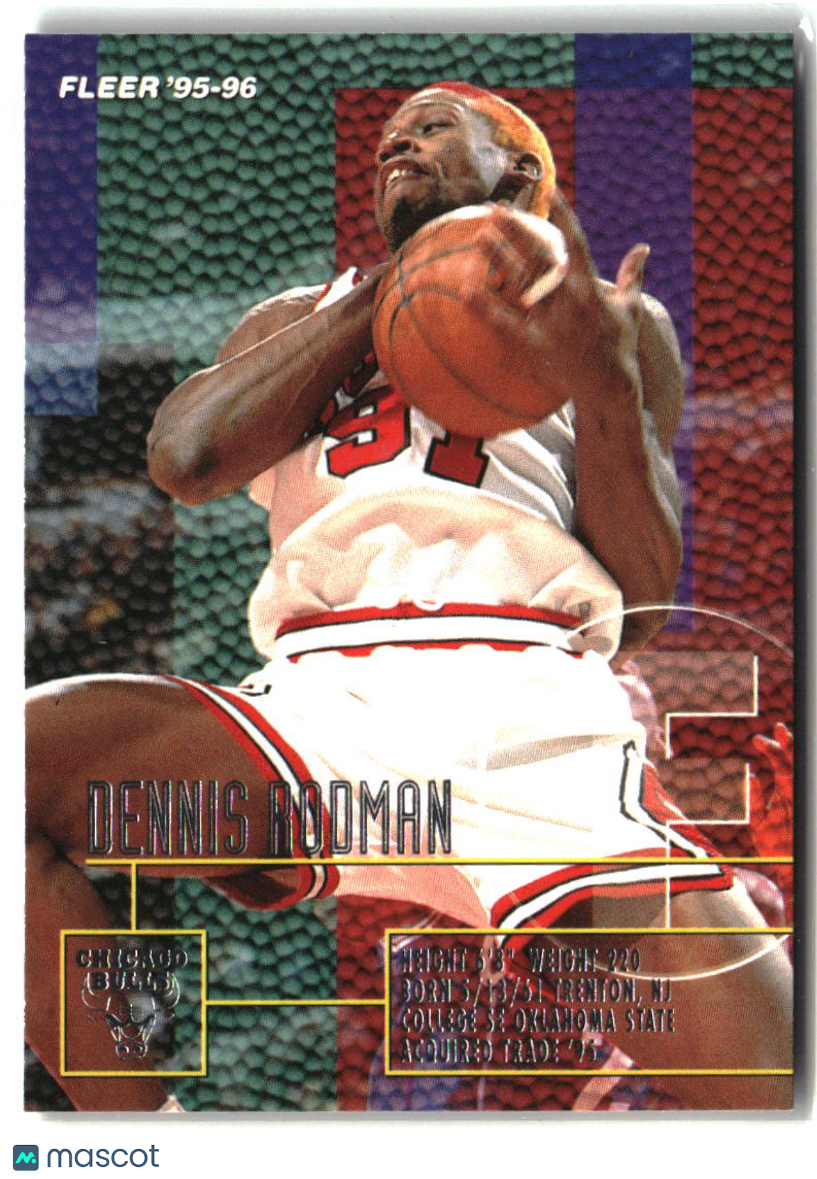 Dennis Rodman 1995-96 Fleer #213