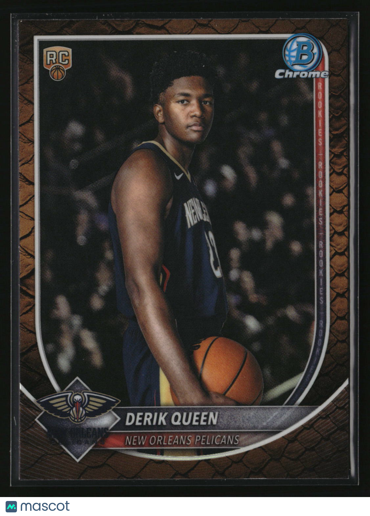 Derik Queen 2025-26 Bowman Chrome Reptilian Refractor #BCV-13